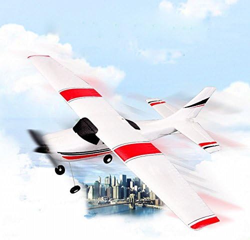 H aircraft Glider 2.4G Remote Control Epp Aeronautical Model Fixed Wing Brakes Foam Aircraft Toys,White,30-50CM