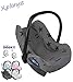 Produktbild Original DOOKY BabyFit ** UNIVERSAL Schonbezug / Ersatzbezug für 3 und 5 Punkt Gurt System ** Babyschale, Autositz wie z.B. für Maxi-Cosi, Cybex etc.** GREY STARS **