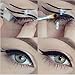 2pcs Professional Women Smoky Eyes Stencil Models Template Draw Eye Bottom and Top Eyeliner Guide Card Auxiliary Tools