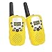 Produktbild 2 X Funkgerät Walkie Talkie Handfunkgerät von Outry, 3KM Reichweite 8 Kanäle VOX Taschenlampe lange Standby Scan Funktion Batteriestatusanzeige Gürtelclip mit LCD Display Stabil und Praktische Walki Talki für Kinder Gelb