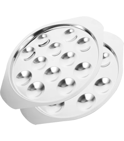 Keramik-Schneckenpfanne – 6 Löcher Für Escargot, 8 Zoll Rot