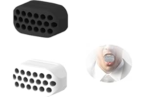 DINGLONG HOME 2 Pièces Jaw Exerciser Trainer, Jaw Exerciser Double Chin Trainer, Balle de Fitness pour Exercice de Mâchoire, Tonifiant Facial Jawline Exercise Fitness Ball Exerciseur pour définir la Forme du Visage