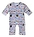 Piccalilly Organic Cotton Blue Boys Piccalilly Circus Playsuit