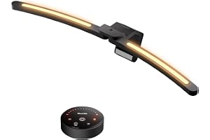 Quntis 66cm Ultrabred Vikbar Curved Monitor Light Bar med Fjärrkontroll