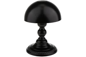 B BAOSITY Baosity autoportante per cappello in metallo stile vintage/espositore/Retina, Black, as described