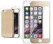 Price comparison product image iPhone 6 / 6s (4.7") Case , NWNK13® Gold Bling / Sparkling / TPU / Electroplate Frame Back Case With Matching Color Fiber Front Temper Screen Protector Plus Branded Card Organiser