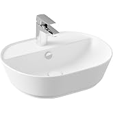 VitrA Geo 7428B001-0001 Oval &Ccedil;anak Lavabo 55 cm, Mat Beyaz