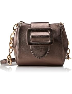 Unisa Damen Zaca_lmt Clutch, Silber (Pyrite), 7 x 11.5 x 12 cm