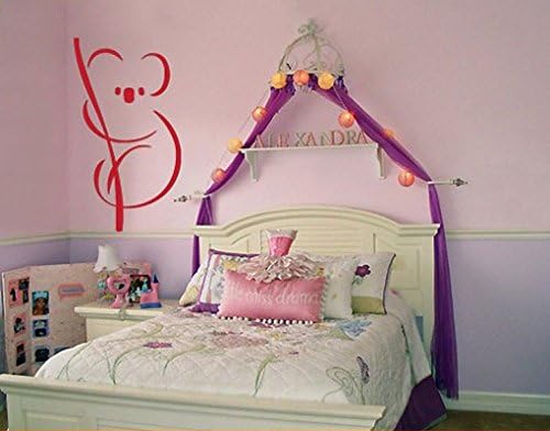 Wall Decal no.32 koala, Colour:Light Gray;Dimensions:163cm x 90cm