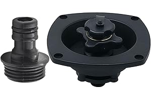 Monozoz Urban Water Connection for Motorhome, Motorhome Water Inlet - Wall Mounted Water Inlet for Motorhomes, RV Water Inlet Connection, Water Inlet Valve, Water Pressure Regulator for Marine