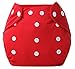 Set of 2 Cotton Diaper Pants Diapers Leak Proof Breathable Waterproof Red