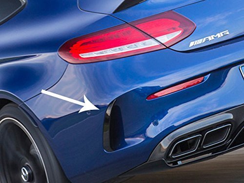 AMG Pare-Chocs Arrière Spoiler Flics Coupé Cabriolet Noir AMG-C205-SVINS