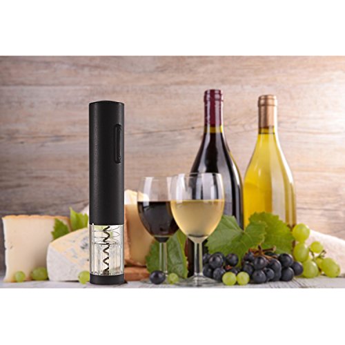 Aidodo Elektrischer Korkenzieher Wein Elektrisch Weinöffner Set mit Folienschneider Wein Ring und Weinkorken Wein Ausgießer - 9