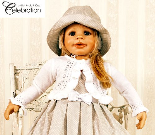Preisvergleich Produktbild Bolero Baby Bolerojäckchen Mädchenbolero Strickjacke weiß off white 4785 Gr. 74