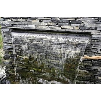 Seliger Edelstahl-Wasserfall Aquafall 300mm - Moderner Zierwasserfall Für Garten Und Innenbereich