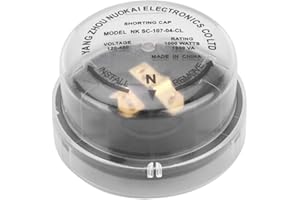 Fdit Photocell Shorting Cap, Twistlock Photocell Receptacle Temporary Protection Shorting Cap for Street Lights 1000W 1800VA 120-480V