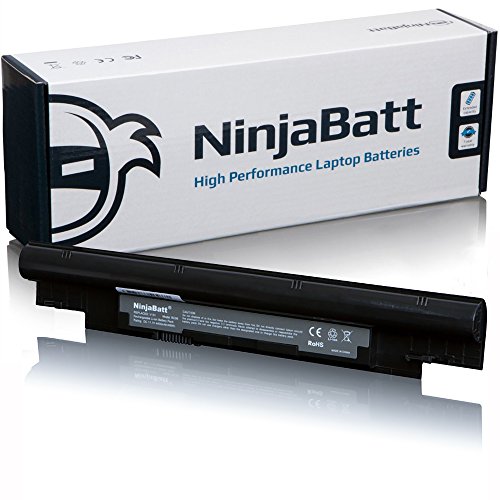 NinjaBatt Laptop-Akku für Dell Inspiron 13Z 14Z (N411Z) Vostro V131 Latitude 3330 H7XW1 N2DN5 268X5 312-1258 JD41Y 451-11845 H2XW1 312-1257 – High Performance [6 Zellen/4400mAh/49wh]