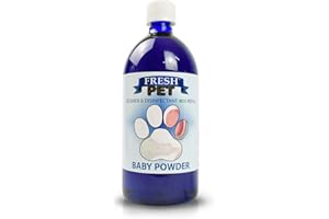 Trade Chemicals FRESH PET eco-Refill 1L Bottle (Makes up to 25L) - Kennel Disinfectant | Cleaner | (BABY POWDER)