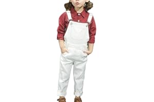 LAOZANA Mädchen Denim Overall Jeans Hose Kinder Latzhose Jeans Hosen Overall Lange Overall Jumpsuit