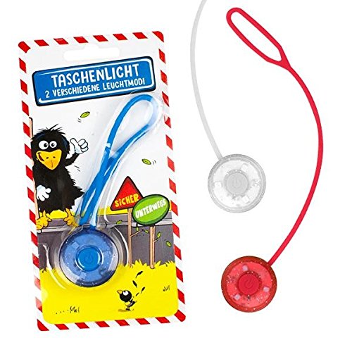 Preisvergleich Produktbild Taschenlicht mit 2 Verschiedenen Leuchtmodi, Sicher unterwegs, Schultasche, Rucksack, Schlüsselanhänger
