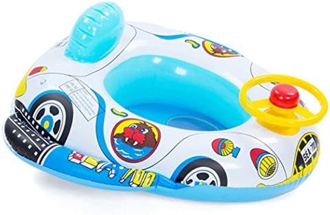 ZLFT Inflatable Airplane Baby Kids Toddler Infant Swimming Float Seat Boat Pool Ring (colors/Airship)