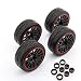 Produktbild 4*65mm HSP Modellauto Reifen Gummireifen Fernbedienung Autoreifen 1/10 Straßenmodell Reifen Schwarz