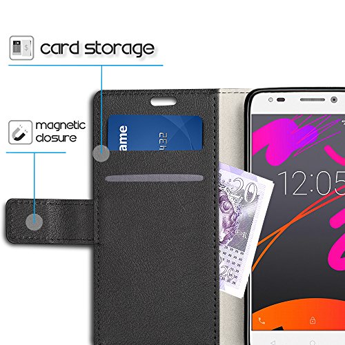 SLEO Funda BQ Aquaris M5 5 Cartera Carcasa Piel PU Suave Flip Folio Caja Super Delgado Estilo Libro Soporte Plegable y Cierre Magn tico para BQ Aquaris M5 5 - Negro reviews SLEO Funda BQ Aquaris M5 5 Cartera Carcasa Piel PU Suave Flip Folio Caja Super Delgado Estilo Libro Soporte Plegable y Cierre Magn tico para BQ Aquaris M5 5 - Negro