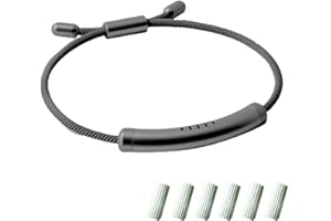 JAUARTA Mosquito Repellent Bracelet, Adjustable Mosquito Bands with 6 Replacement Sticks for Adults, Kids & Babies, Natural Plant Essential Oil Mosquito Repellent Wristband, Up to 720Hours (Midnight Black)