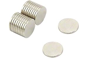 FIRST4MAGNETS Aimant Samarium Cobalt Pour Moteurs, Moteurs Électriques, Machines Turbo et Capteurs - 10mm dia x 1mm D'Épaisseur - 0,4kg de Traction - Pack de 20