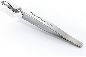 OTTO HERDER MANICURE Alicates para garrapatas de Otto, de acero inoxidable, para perros, garrapatas y gatos, 13,5 cm, pinzas cruzadas, eliminador de garrapatas para uso profesional, también para las personas