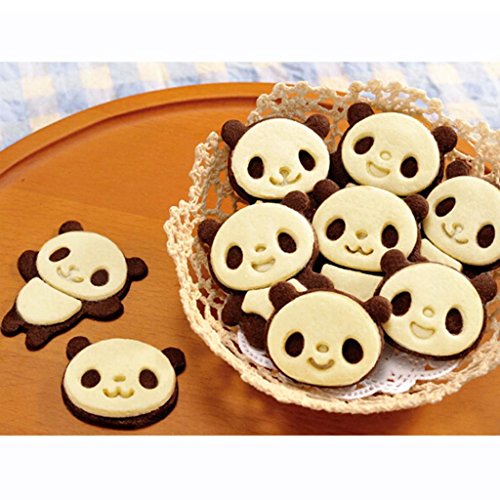 Huayang Partei Heim Frühstück DIY niedlichen Comic Panda Form Kuchen Ausstecher Kunststoff Brot Form Hersteller 4 Arten 1 Satz - 5