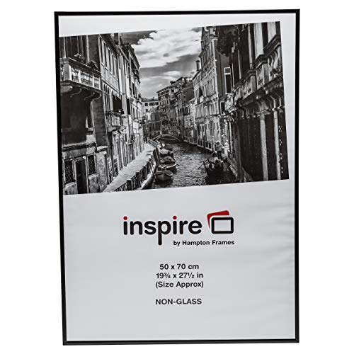 The Photo Album Company PAAF5070B-BLK - Marco de fotos (50 x 70 mm, aluminio), color blanco satinado