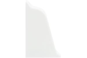 DQ-PP WINKELLEISTE ENDSTÜCK LINKS – Weiss – 38 x 25mm – PVC – Küchenleiste Arbeitsplatte Abschlussleiste Leiste Küchenabschlussleiste Wandabschlussleiste Tischplattenleisten