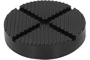 OKUYONIC Uniwersalny adapter Jack Pad, miękka gumowa osłona Jack Stand Gumowa podkładka Cross Design Trwała dla samochodów