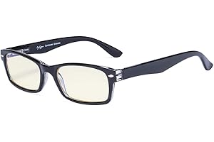 Eyekepper Spring Hinges UV Protection,Anti Glare,Anti Blue Rays,Scratch Resistant Lens Computer Reading Glasses Readers