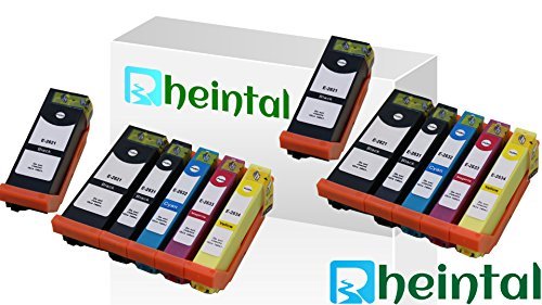 Rheintal - 12 Ersatz Chip Patronen kompatibel zu Epson 26XL, T2621, T2631, T2632, T2633, T2634, T2636