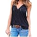 Produktbild Heiß! Damen Tops, Absolute Sommer Hohl Bandagen Quaste Neckholder Blusen Frauen Ärmellose Oberteile Tops Shirt Strand Weste T-Shirt Tank Tunika (XXL, Sexy Schwarz)