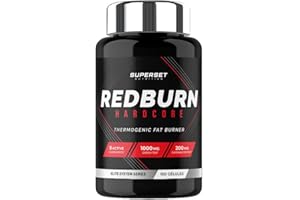 SUPERSET NUTRITION Redburn Hardcore (100caps) Brûleurs de Graisse Brûleur de Graisse Extrême, Pack of 1, 122.0 gramme