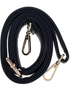 Sharplace PU Leder Crossbody Tasche Schultertasche Riemen Ersatz Lederband Umhängetasche Gurt 135cm - Dunkelblau