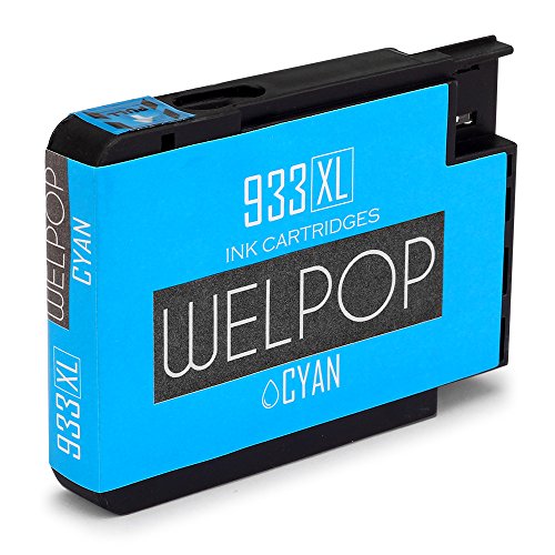 WELPOP HP 932XL 933XL Druckerpatronen Hoher Reichweite Ersatz für HP 932XL 933XL Druckerpatronen, 2Set+4Schwarz Kompatibel mit HP Officejet 6700 Premium 6600 7612 7110 6100 7610 - 2