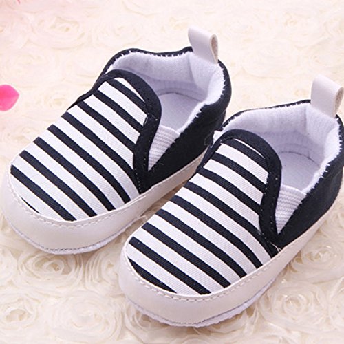 3-12 Months Newborn Walking Shoes Boys Girls Canvas Sneakers Baby Slip-On Sho...