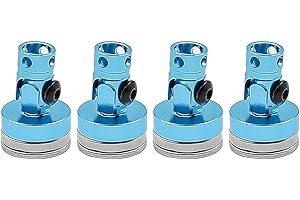 Tiardey 4 Pcs Body Post Mount, Alloy Magnetic Invisible Body Post Mount Magnetic Shell Model Car Invisible Body Shell Mount Column RC Car Accessories for RC 1:10 Model