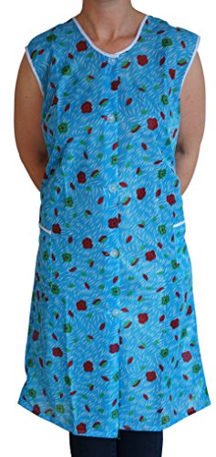 Schürze, DDR- Kittelschürze , FARBAUSWAHL ZUFÄLLIG, Dederonschürze, Küchenschürze, DDR-Schürze, Kittel Ostkittel (46) - 2