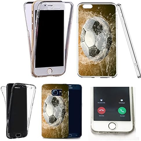 360° silicone gel full body Case Cover for apple iphone 7 water football