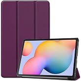 Elfia Samsung Galaxy Tab S7 FE LTE SM-T730 T733 T736 T737 ile Uyumlu Kılıf Arkası Şeffaf 2 Farklı Stand Olabilen Sert Silikon