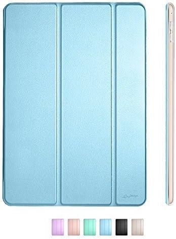 iPad Pro 9.7 Case-Dyasge Pearly Luster Cover with Auto Wake/Sleep, Magnet, Translucent Frosted Back for Apple iPad Pro 9.7 inch/iPad Air 3 Tablet,Sky Blue