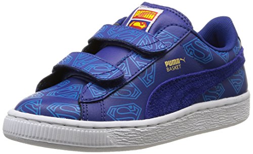 Puma Basket Superman, Baby Boys' Standing Baby Shoes, Blue - Blau (sodalite blue-sodalite blue 01), 4.5 Child UK