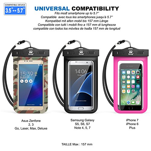 IBROZ Funda estanca sumergible hasta 30 metros mosquet n para submarinismo nataci n navegaci n para iPhone 6 6Plus 7 7Plus Samsung Galaxy S6 S7 Note y otros m viles de hasta 5 7 - Nero reviews IBROZ Funda estanca sumergible hasta 30 metros mosquet n para submarinismo nataci n navegaci n para iPhone 6 6Plus 7 7Plus Samsung Galaxy S6 S7 Note y otros m viles de hasta 5 7 - Nero