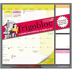Frigobloc 2020 Mensuel - Calendrier d'organisation familiale par mois (de sept 2019 à décembre 2020): Le calendrier maxi-aimanté pour se simplifer la vie !