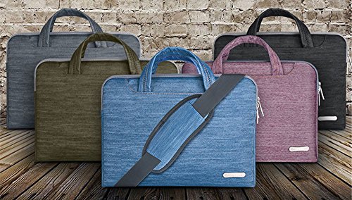Alliswell Laptophülle Hülle Tasche Sleeve Schutzhülle für Laptop / MacBook Air / MacBook Pro / Notebook-Computer (11-11,6 Zoll, lila) - 9